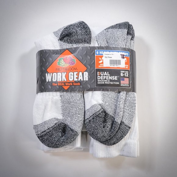 Fruit of the Loom | Underwear & Socks | Fruit Of The Loom Work Gear 6 ...